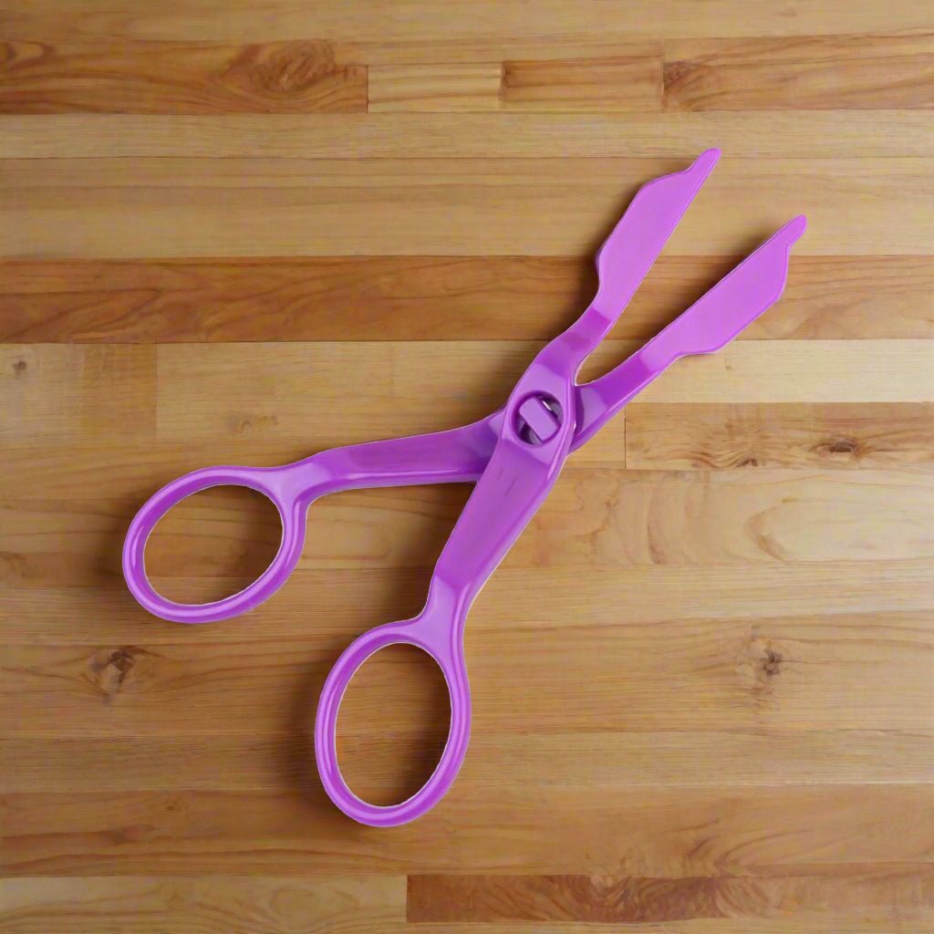 Ciseaux de Cuisine - PlasticFlowerScissors™ - Mauve - Mes douceurs maison