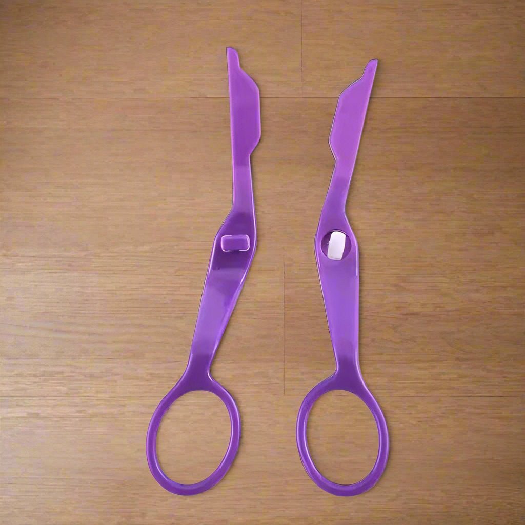 Ciseaux de Cuisine - PlasticFlowerScissors™ - Mauve - Mes douceurs maison