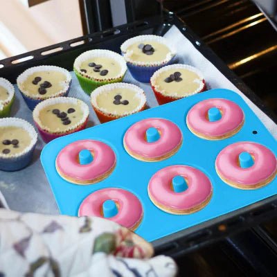 Moule à Donuts - SoftBake™ - Bleu - Mes douceurs maison