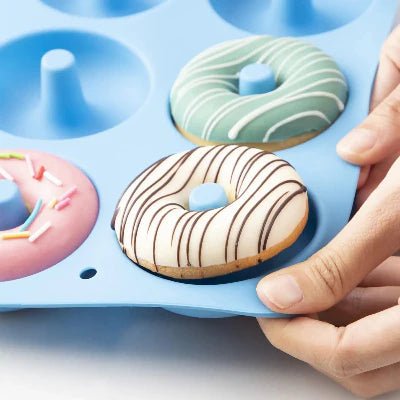 Moule à Donuts - SoftBake™ - Bleu - Mes douceurs maison