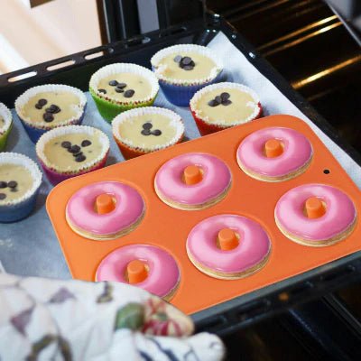 Moule à Donuts - SoftBake™ - Orange - Mes douceurs maison