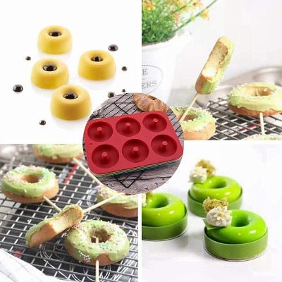 Moule à Donuts - SoftBake™ - Rouge - Mes douceurs maison