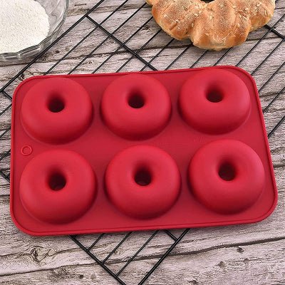 Moule à Donuts - SoftBake™ - Rouge - Mes douceurs maison
