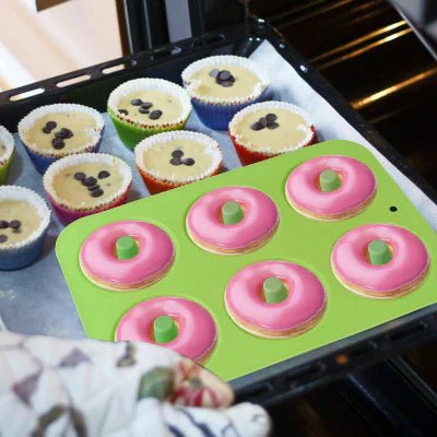 Moule à Donuts - SoftBake™ - Vert - Mes douceurs maison