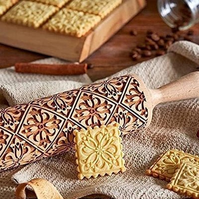 ROULEAU PATISSERIE - CookiesPrintingRolling™ - Fleur - Mes douceurs maison