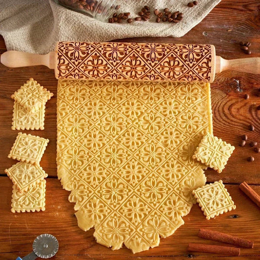 ROULEAU PATISSERIE - CookiesPrintingRollingâą - Fleur - Mes douceurs maison