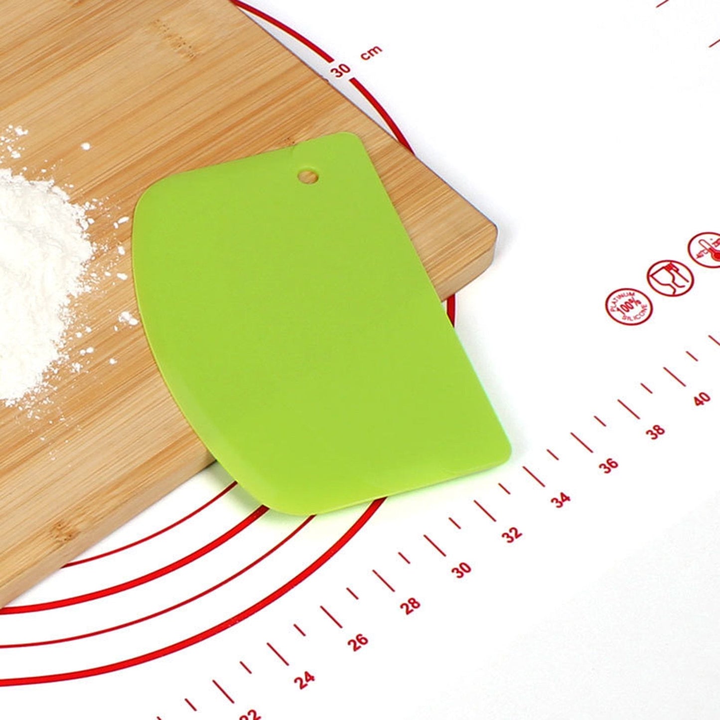 Spatule en Plastique - SpatuFlex™ - Vert - Mes douceurs maison