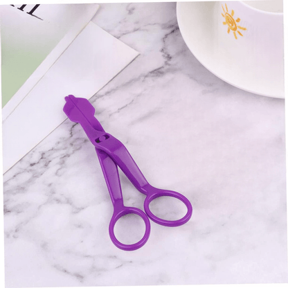 Ciseaux de Cuisine - PlasticFlowerScissors™ - Mauve - Mes douceurs maison